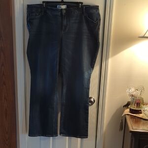 Old Navy Deep Indigo Straight Leg Jeans